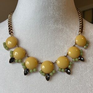 Charming Charlie Yellow and Green Necklace 1